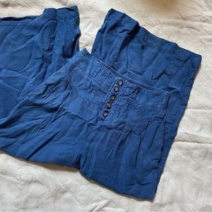 SOLD Anthropologie Wide Leg Crop Pants